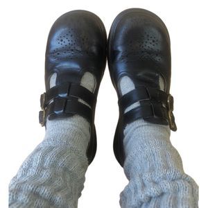 Vintage Dr. Marten chunky clogs mary janes made in England